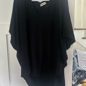 NWOT Black Relaxed Boxy Tunic